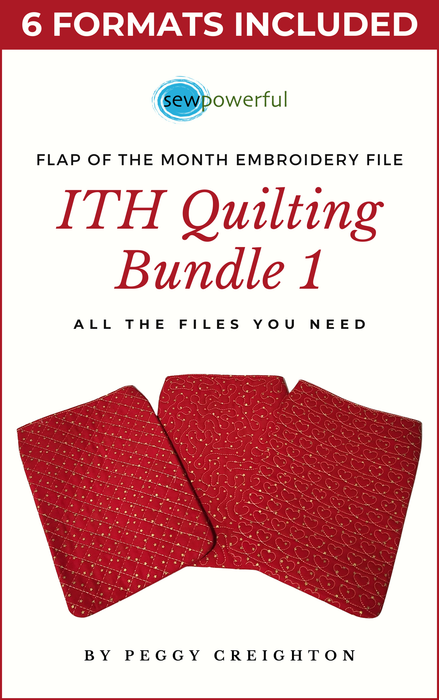Machine Embroidery Flap Design Series - ITH Quilting Bundle 1