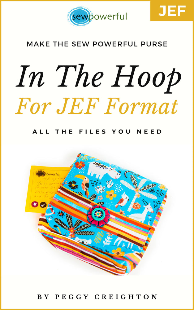 In The Hoop Purse Files in JEF Format